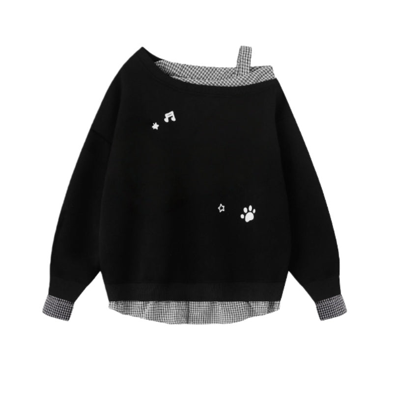 Stylish And Unique Black Sweatshirt