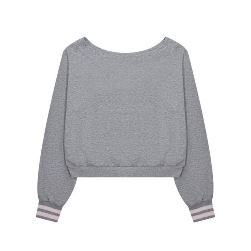 Classic Casual Cropped Sweatshirt